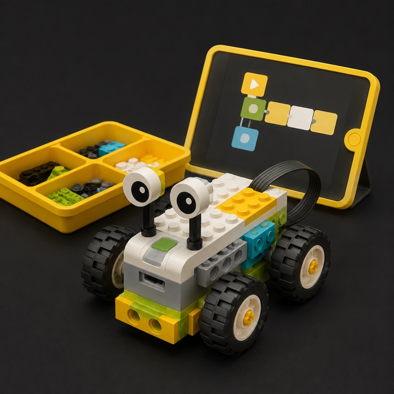 Простой колёсный робот WeDo для первых шагов в робототехнике